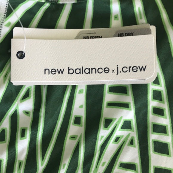 Palm print New Balance for J Crew Workout Top - Picture 3 of 3